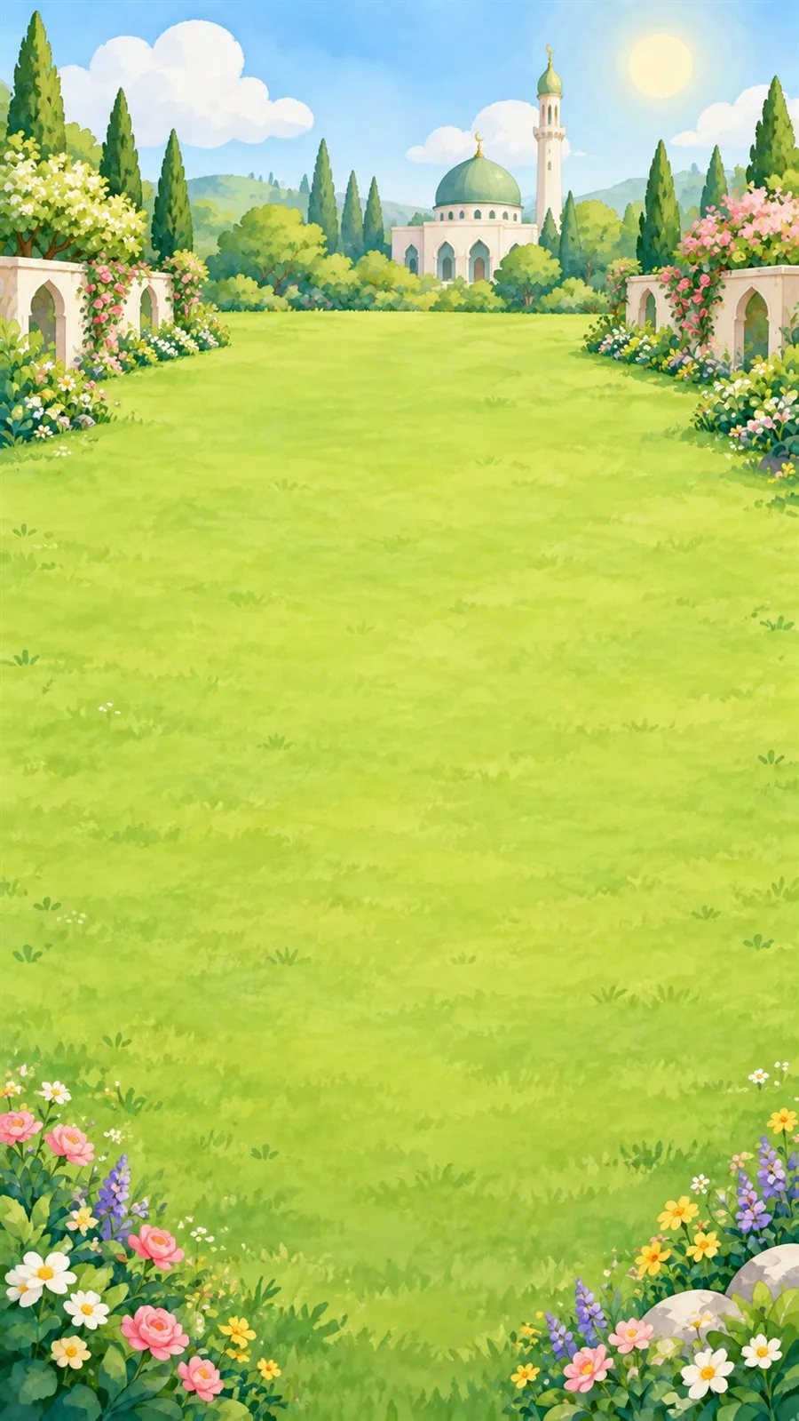 Garden by the Mosque