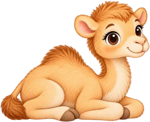 Sandy the baby camel